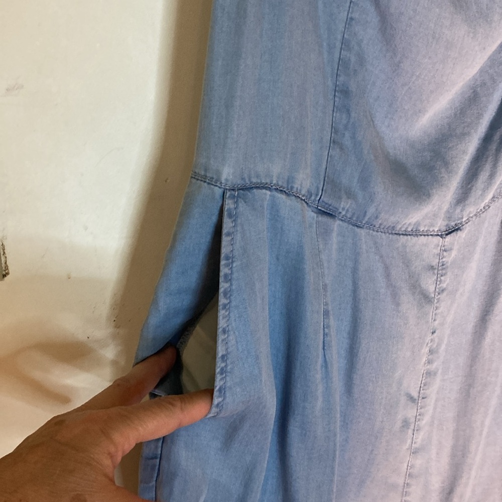 Forever 21 size XL Light Blue Off-Shoulder Romper - Picture 3 of 7